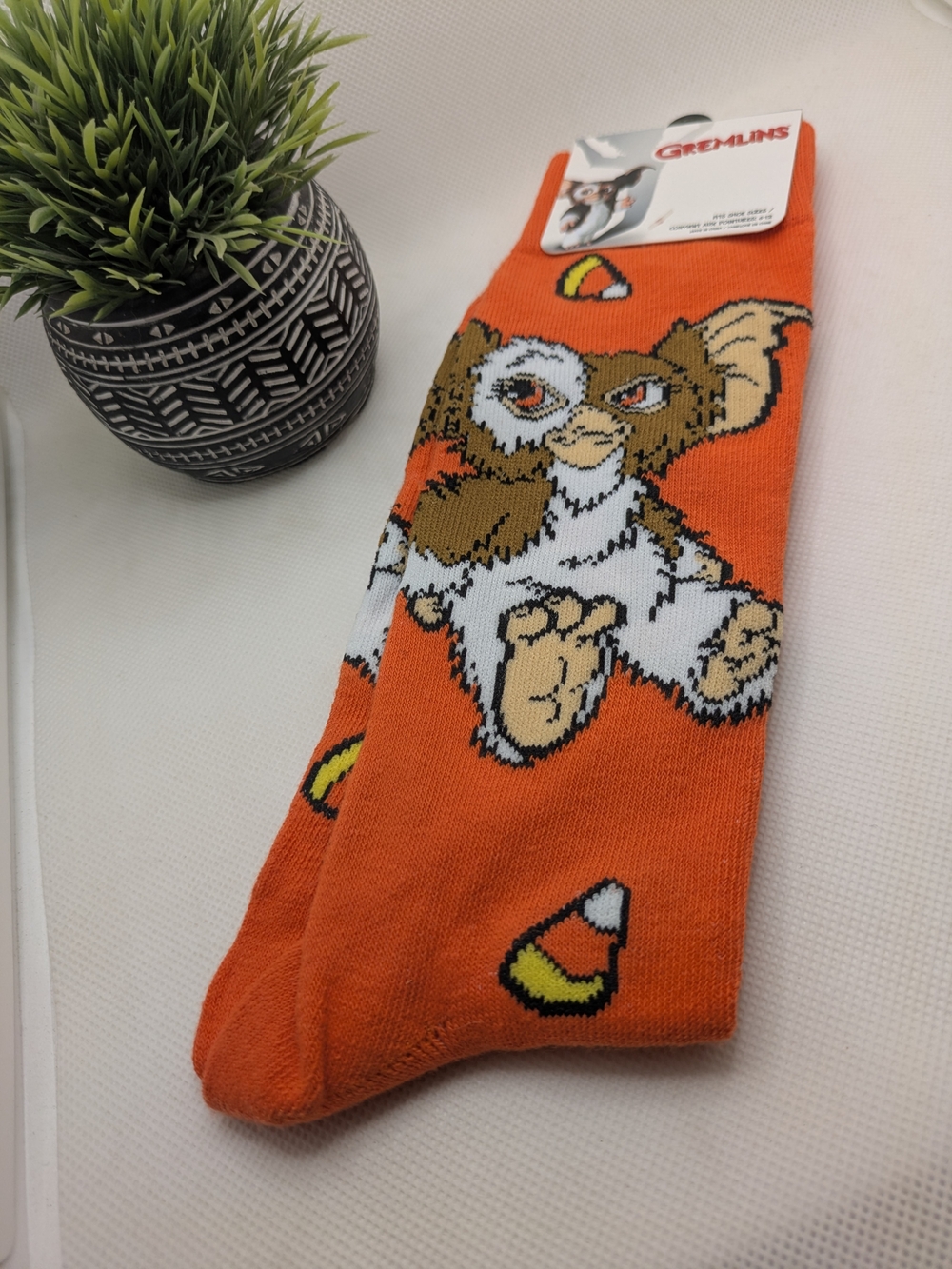 Gremlins Gizmo Orange Novelty Socks